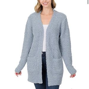 Listicle Popcorn Knit Sweater